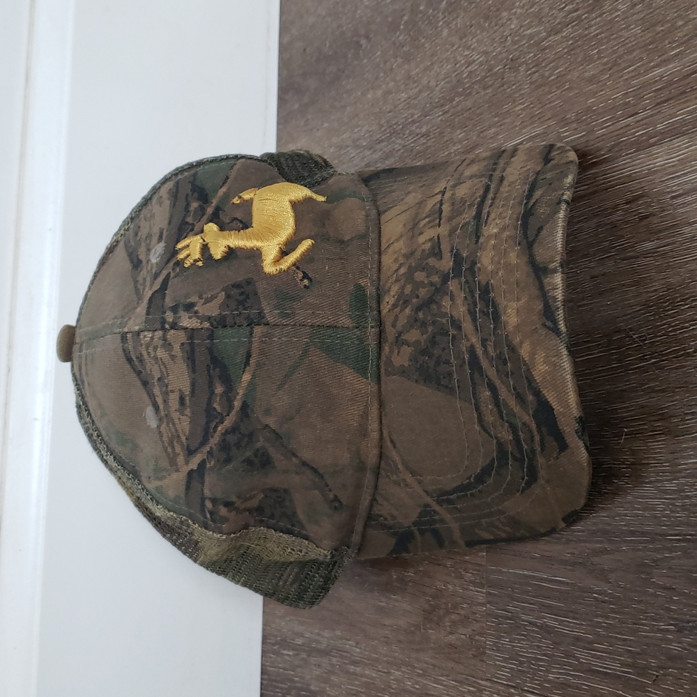 John Deere camo Mesh baseball cap hat One Size